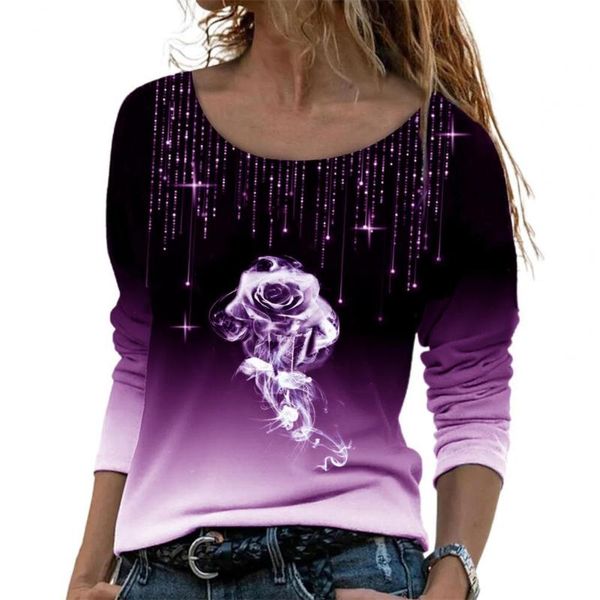 women's blouses & shirts 3d rose print gradient color women blouse long sleeve broken line rhinestone autumn casual tees 3xl 2021, White
women's blouses & shirts 3d rose print gradient color women blouse long sleeve broken line rhinestone autumn casual tees 3xl 2021, White