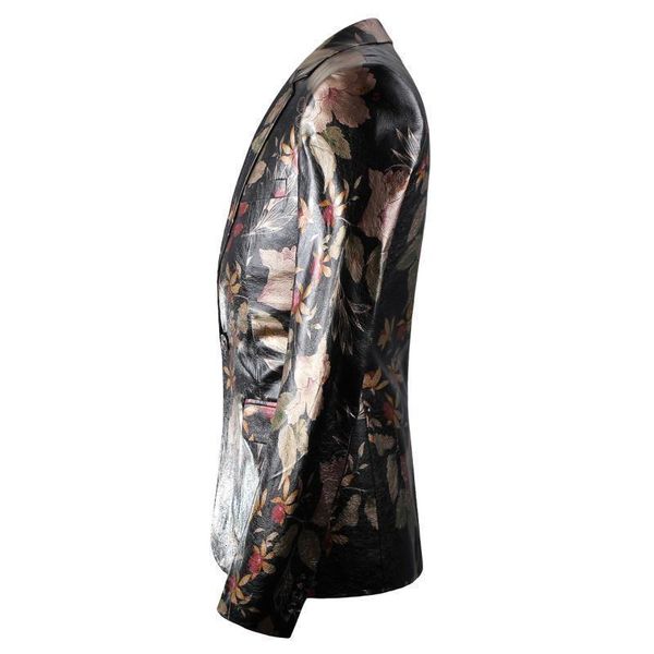 men's suits & blazers brand man clothes fashion single breasted male blazer casual printed floral leather plus size m-5xl, White;black
men's suits & blazers brand man clothes fashion single breasted male blazer casual printed floral leather plus size m-5xl, White;black