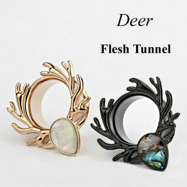 8seasons crystal deer flesh tunnel ear piercing dilator plug and gauge studs christmas party (size: 6mm-16 mm) , 1 pc stud, Golden;silver
8seasons crystal deer flesh tunnel ear piercing dilator plug and gauge studs christmas party (size: 6mm-16 mm) , 1 pc stud, Golden;silver