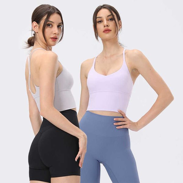 lu-430 yoga tank sports bra hollow out back thin sling vest gym clothes women underwear running fitness shirt, White;red
lu-430 yoga tank sports bra hollow out back thin sling vest gym clothes women underwear running fitness shirt, White;red