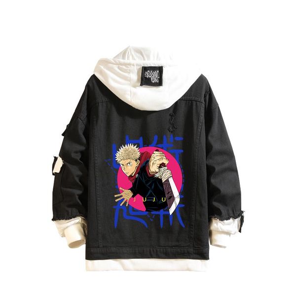 men's hoodies & sweatshirts personality outwear coat jujutsu kaisen cosplay jeans jacket black gojo satoru costume denim men/women hood
men's hoodies & sweatshirts personality outwear coat jujutsu kaisen cosplay jeans jacket black gojo satoru costume denim men/women hood