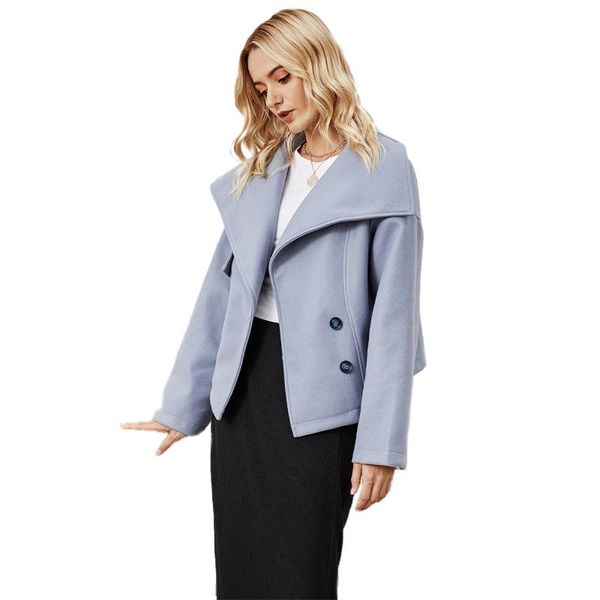 women's jackets fashion womens jacket autumn winter woolen coat long-sleeved short thick warm loose female #t2g, Black;brown
women's jackets fashion womens jacket autumn winter woolen coat long-sleeved short thick warm loose female #t2g, Black;brown