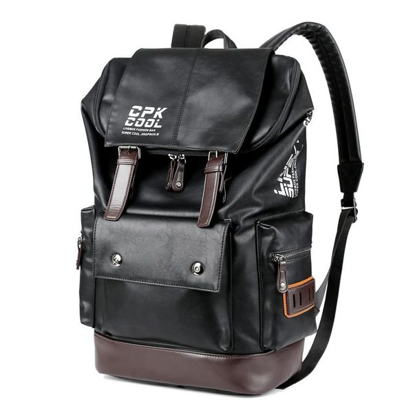 backpack portable pu fashion outdoor waterproof high capacity vintage travel korean mochila masculina bag for men db60b
backpack portable pu fashion outdoor waterproof high capacity vintage travel korean mochila masculina bag for men db60b