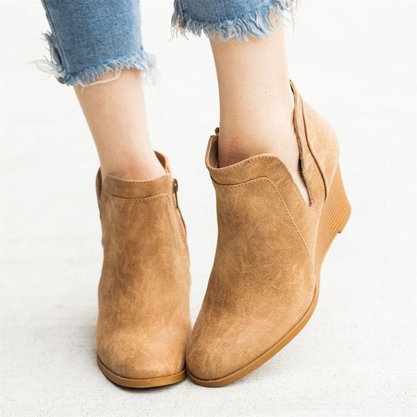 boots classic women autumn ankle winter shoes wedge heel botas mujer high 43 p5st, Black
boots classic women autumn ankle winter shoes wedge heel botas mujer high 43 p5st, Black