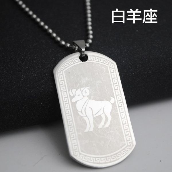 pendant necklaces 12 zodiac sign symbol amulet korean lucky constellation necklace stainless steel twelve logo, Silver
pendant necklaces 12 zodiac sign symbol amulet korean lucky constellation necklace stainless steel twelve logo, Silver