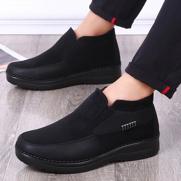 boots fashion warm for men casual comfort men's snow big size 50 no-slip work soft bottom mal, Black
boots fashion warm for men casual comfort men's snow big size 50 no-slip work soft bottom mal, Black
