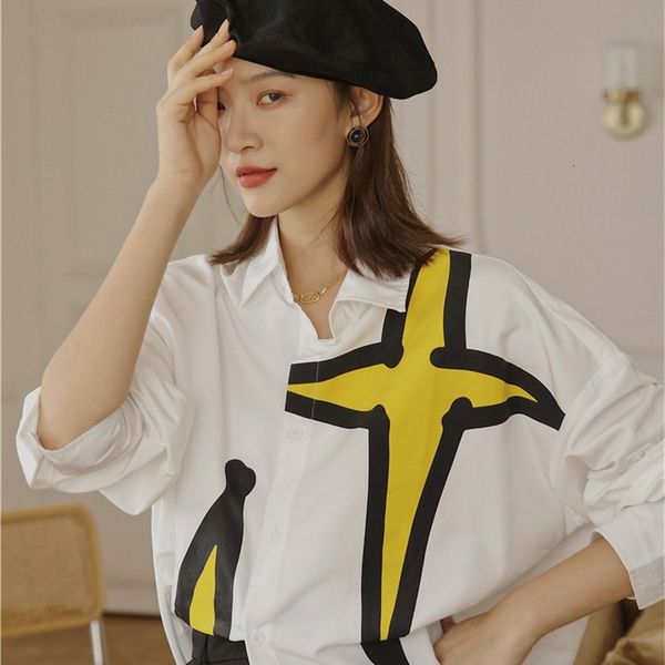 women's two piece pants streetwear oversized shirt long sleeve blouse women graffiti star fashion and blouses plus size autum, White
women's two piece pants streetwear oversized shirt long sleeve blouse women graffiti star fashion and blouses plus size autum, White