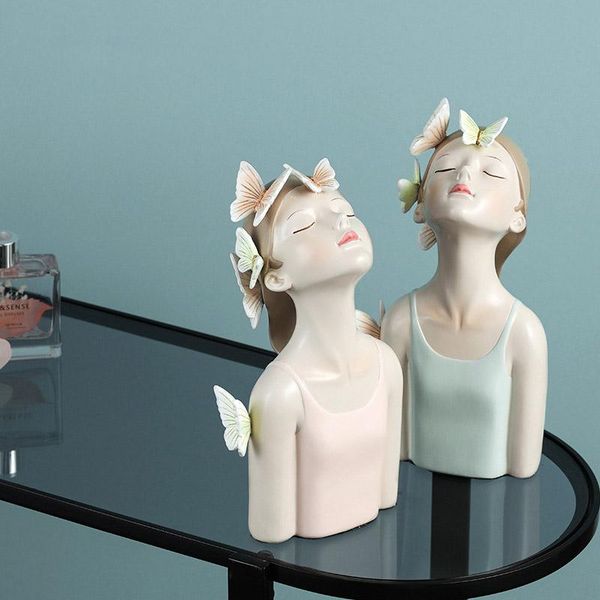 decorative objects & figurines modern butterfly girl resin sculpture decoration heart princess room home fairy statue valentines day gift
decorative objects & figurines modern butterfly girl resin sculpture decoration heart princess room home fairy statue valentines day gift