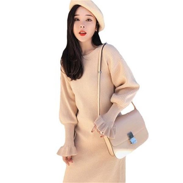 casual dresses fashion sweater dress women autumn winter style with long sleeves knit, Black;gray
casual dresses fashion sweater dress women autumn winter style with long sleeves knit, Black;gray