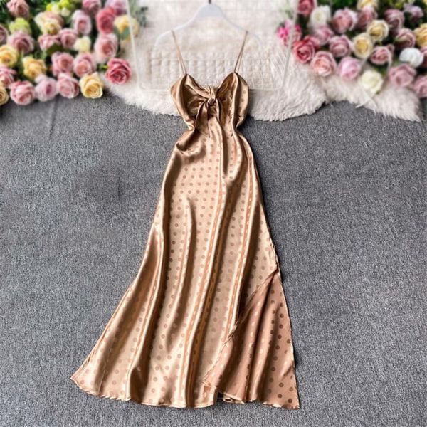 women maxi long satin evening party night club dress 2021 summer womens v-neck spaghetti strap vestidos casual dresses, Black;gray
women maxi long satin evening party night club dress 2021 summer womens v-neck spaghetti strap vestidos casual dresses, Black;gray