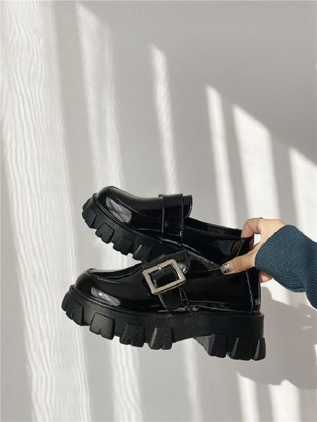 sandals british small leather shoes women 2021 autumn korean version of the wild thick-soled platform ehvl, Black
sandals british small leather shoes women 2021 autumn korean version of the wild thick-soled platform ehvl, Black