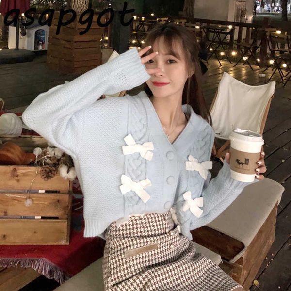 sweaters&jumpers cardigan autumn gentle v neck blue bow knitted cardigan jacket pull femme korean chic fashion sweet red black 210610, White
sweaters&jumpers cardigan autumn gentle v neck blue bow knitted cardigan jacket pull femme korean chic fashion sweet red black 210610, White