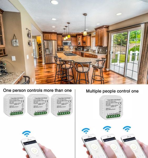 smart home control tuya zigbee 3.0 light switch voice single fire household relay module 220-240v without neutral wire
smart home control tuya zigbee 3.0 light switch voice single fire household relay module 220-240v without neutral wire