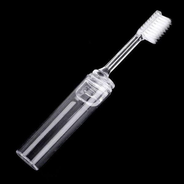 toothbrush plastic portable folding outdoor travel camping foldable teethbrush