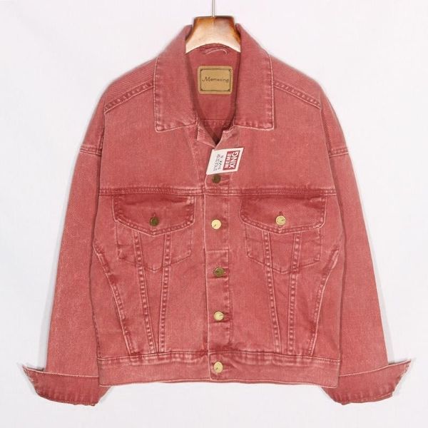 women's jackets harajuku spring 2021 plus size women solid vintage washed jean jacket loose single-breasted jaqueta feminina casual den, Black;brown
women's jackets harajuku spring 2021 plus size women solid vintage washed jean jacket loose single-breasted jaqueta feminina casual den, Black;brown
