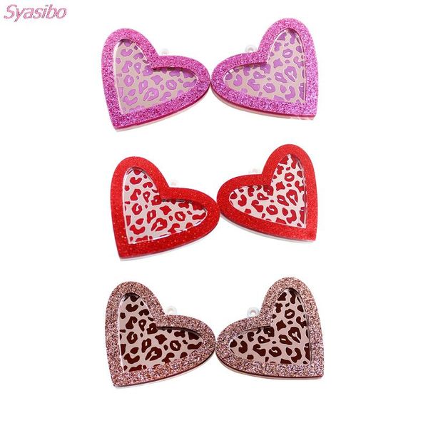 (1pair) ac1826- acrylic heart for earrings party diy mirror lepord painting glitter valentine's decoration
(1pair) ac1826- acrylic heart for earrings party diy mirror lepord painting glitter valentine's decoration