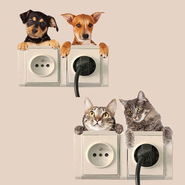 wall stickers decor decals socket pastevery cute 3d cat and dog switch pvc removable sticker for bedroom living room home
wall stickers decor decals socket pastevery cute 3d cat and dog switch pvc removable sticker for bedroom living room home