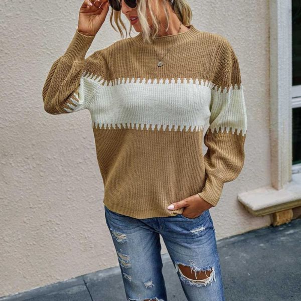 women's sweaters autumn winter women thick knitted turtleneck long sleeve patchwork sweet pullover knitwear coats wdc5929, White;black
women's sweaters autumn winter women thick knitted turtleneck long sleeve patchwork sweet pullover knitwear coats wdc5929, White;black