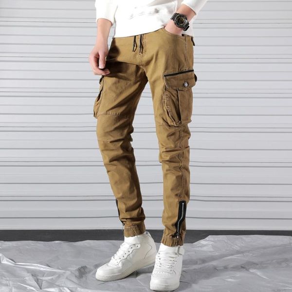 men's pants winner 2021 fashion autumn casual cotton slim fit sport long pocket trousers, Black
men's pants winner 2021 fashion autumn casual cotton slim fit sport long pocket trousers, Black
