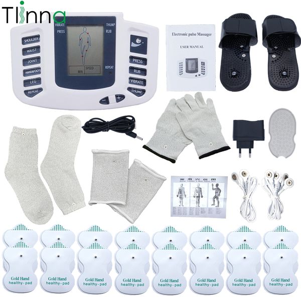 ems body electrical muscle stimulator tens acupuncture slimming massager 16 pads digital therapy for back neck foot health care
ems body electrical muscle stimulator tens acupuncture slimming massager 16 pads digital therapy for back neck foot health care