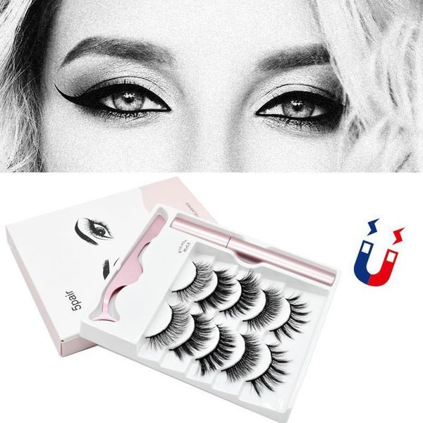 false eyelashes magnetic liquid eyeliner with 5 pairs 3d easy to wear lashes set cosmetics1
false eyelashes magnetic liquid eyeliner with 5 pairs 3d easy to wear lashes set cosmetics1