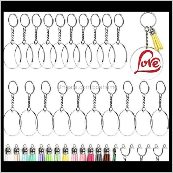 keychains fashion aessories drop delivery 2021 20pcs/lot acrylic keychain blanks transparent round clear discs circles metal split key chain, Silver
keychains fashion aessories drop delivery 2021 20pcs/lot acrylic keychain blanks transparent round clear discs circles metal split key chain, Silver