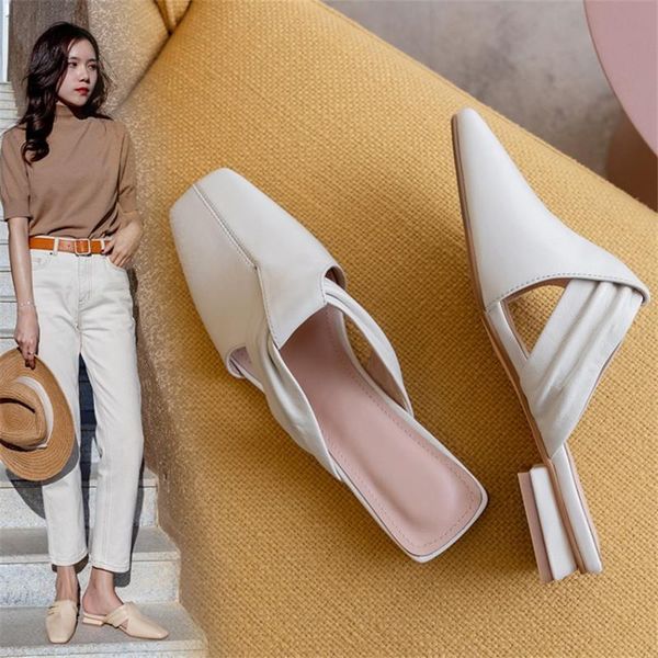 spring women muller slippers genuine leather hollow square toe low-heel solid color comfortable and breathable casual, Black
spring women muller slippers genuine leather hollow square toe low-heel solid color comfortable and breathable casual, Black