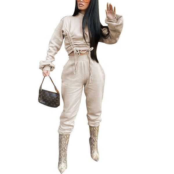 casual sweatsuit women set autumn clothes dstring cropped sweatshirt and sweatpants set woman two piece outfit set tracksuit, Black;white
casual sweatsuit women set autumn clothes dstring cropped sweatshirt and sweatpants set woman two piece outfit set tracksuit, Black;white