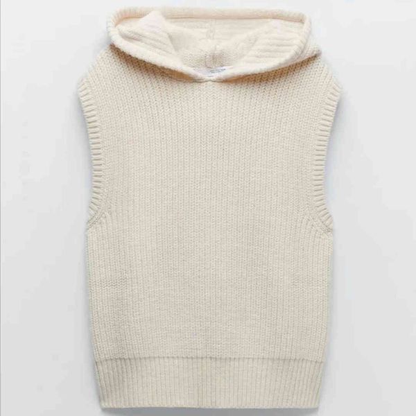 women za casual fashion ribbed trim loose cable-knit tank retro v-neck sweatshirt sleeveless coat outwear chic women's 210521, Black;white
women za casual fashion ribbed trim loose cable-knit tank retro v-neck sweatshirt sleeveless coat outwear chic women's 210521, Black;white