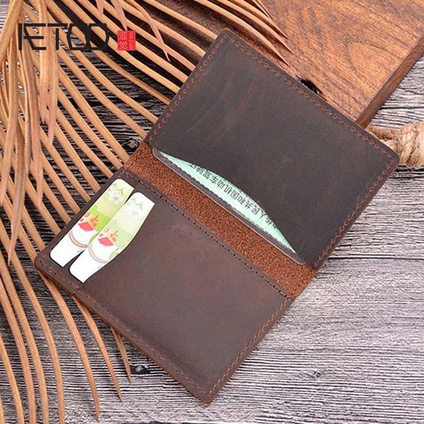 card holders aetoo simple crazy horse leather vintage wallet, men's casual cowhide clip, wallet, Brown;gray
card holders aetoo simple crazy horse leather vintage wallet, men's casual cowhide clip, wallet, Brown;gray