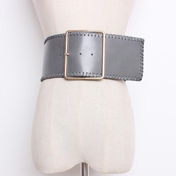belts women's runway fashion pu leather cummerbunds female dress corsets waistband decoration wide belt tb1567, Black;brown
belts women's runway fashion pu leather cummerbunds female dress corsets waistband decoration wide belt tb1567, Black;brown