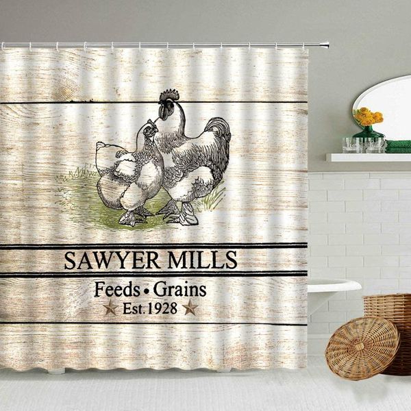shower curtains retro farmhouse animal chicken curtain antique wooden board farm poultry bathroom decoration waterproof privacy screen
shower curtains retro farmhouse animal chicken curtain antique wooden board farm poultry bathroom decoration waterproof privacy screen
