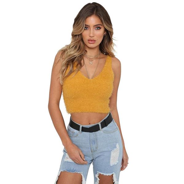 women's sweaters autumn winter solid mohair vest sleeveless crop cropped tees casual fashion slim tp0011, White;black
women's sweaters autumn winter solid mohair vest sleeveless crop cropped tees casual fashion slim tp0011, White;black