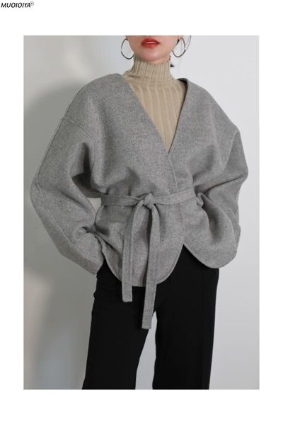 women's jackets winter women short woolen belt jacket wool cashmere coat female ladies outwear, Black;brown
women's jackets winter women short woolen belt jacket wool cashmere coat female ladies outwear, Black;brown