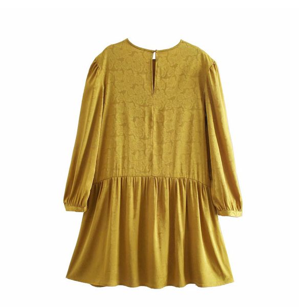 skirts fashion vintage round neck long flower puff sleeve jacquard women's simplicity chic female dress, Black
skirts fashion vintage round neck long flower puff sleeve jacquard women's simplicity chic female dress, Black