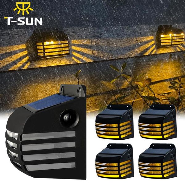solar lamps t-sun 4pcs lights step outdoor ip65 led power garden light lamp decor for patio stair yard fence
solar lamps t-sun 4pcs lights step outdoor ip65 led power garden light lamp decor for patio stair yard fence