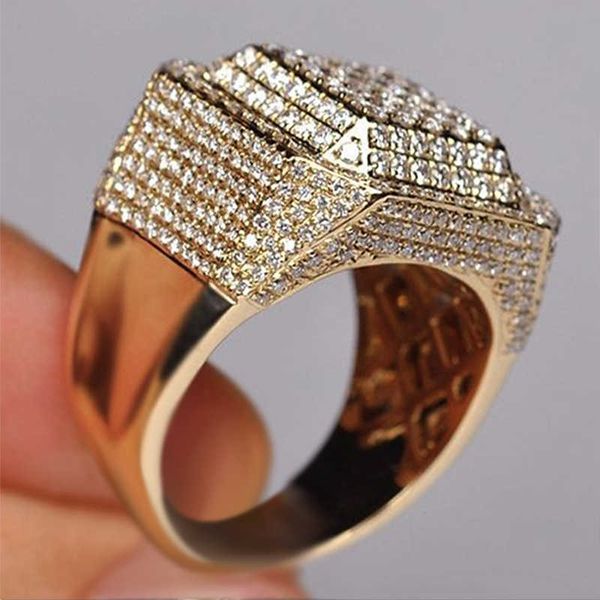 popular new domineering men's square micro inlaid ring alloy rhinestone ring, Golden;silver
popular new domineering men's square micro inlaid ring alloy rhinestone ring, Golden;silver