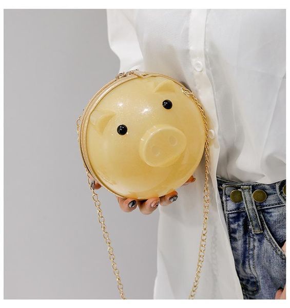 waist bags 2021 cute pig shaped handbag mini two-way zipper creative shoulder bag with chain strap wild style crossbody
waist bags 2021 cute pig shaped handbag mini two-way zipper creative shoulder bag with chain strap wild style crossbody