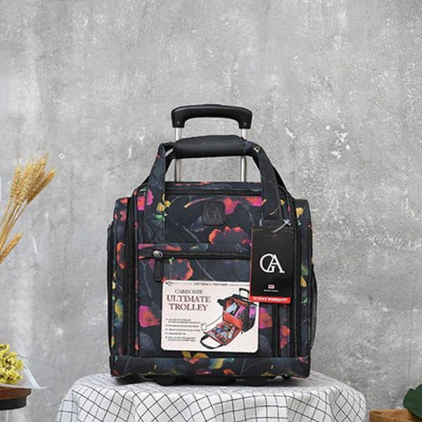 suitcases fashion luggage metal trolley travel bags women&girls flower suitcase on wheels valise bagages 16 inch carry handbag
suitcases fashion luggage metal trolley travel bags women&girls flower suitcase on wheels valise bagages 16 inch carry handbag