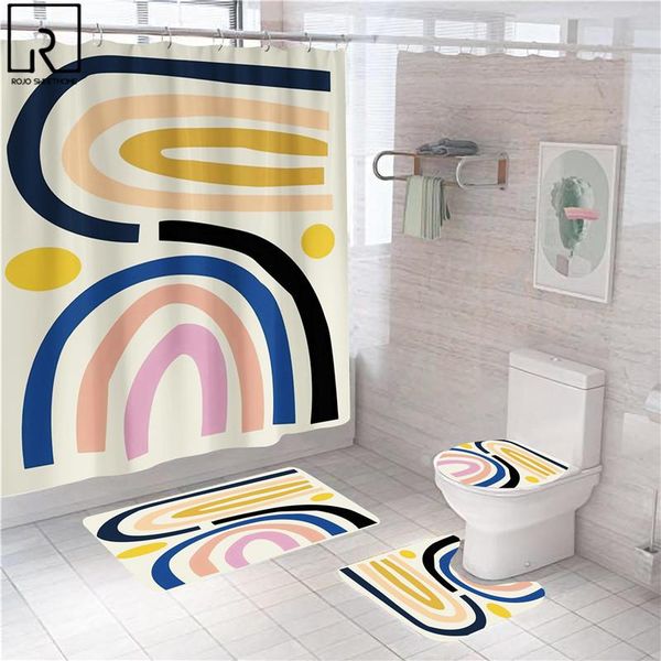 shower curtains ins curtain geometric waterproof bathroom white toilet mat carpet set bathtub screen girls home bath decoration
shower curtains ins curtain geometric waterproof bathroom white toilet mat carpet set bathtub screen girls home bath decoration