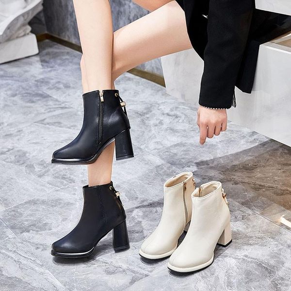 boots winter spring autumn high heel ankle women short woman shoes botas for 2021, Black
boots winter spring autumn high heel ankle women short woman shoes botas for 2021, Black