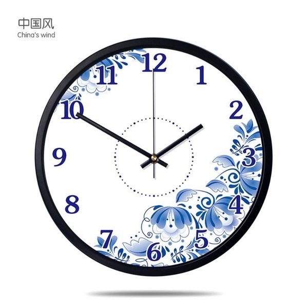mute printed metal watch chinese blue and white porcelain pastoral modern living room bedroom hanging clock style one wall clocks
mute printed metal watch chinese blue and white porcelain pastoral modern living room bedroom hanging clock style one wall clocks