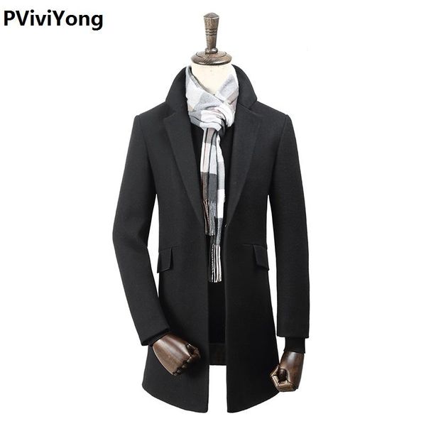 men's wool & blends pviviyong 2021 arrival autumn&winter trench coat men,men's turn-down collar long jackets men abrigo hombre, Black
men's wool & blends pviviyong 2021 arrival autumn&winter trench coat men,men's turn-down collar long jackets men abrigo hombre, Black