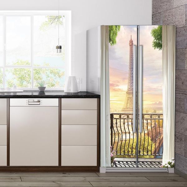 wallpapers refrigerator and door sticker paris balcony view household wallpaper stickers bedroom parlor corridor decoration
wallpapers refrigerator and door sticker paris balcony view household wallpaper stickers bedroom parlor corridor decoration