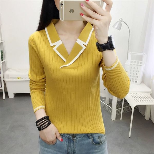 autumn spring style women knitted pullover lady casual long sleeve v-neck sweater pullover zz1120, White;black
autumn spring style women knitted pullover lady casual long sleeve v-neck sweater pullover zz1120, White;black