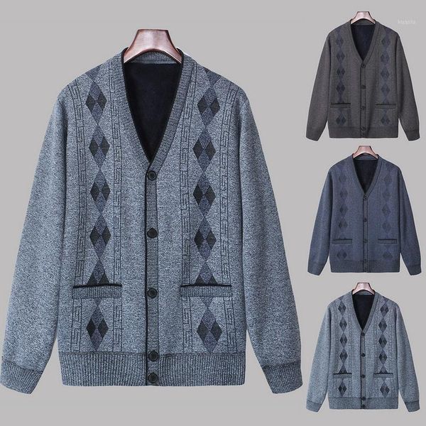 autumn cardigan sweater vintage plaid men coat knitted clothing button up oversize jacket men's sweaters, White;black
autumn cardigan sweater vintage plaid men coat knitted clothing button up oversize jacket men's sweaters, White;black