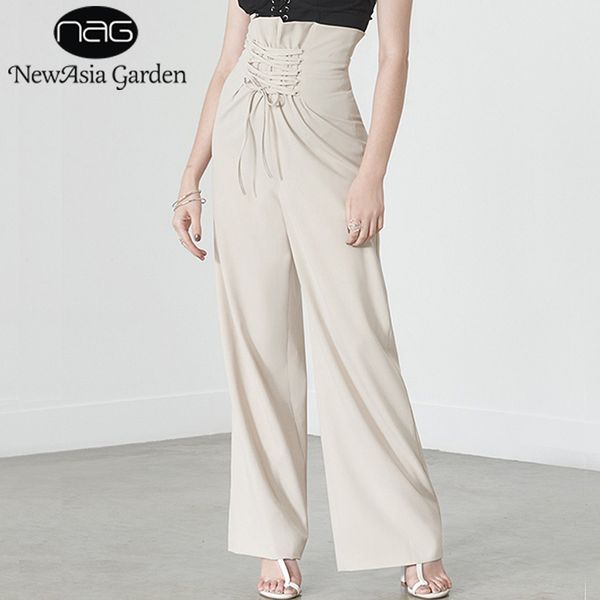 newasia garden ruffles high waisted lace up wide leg pants for work women casual flare pant girls summer long trousers new 210413, Black;white
newasia garden ruffles high waisted lace up wide leg pants for work women casual flare pant girls summer long trousers new 210413, Black;white