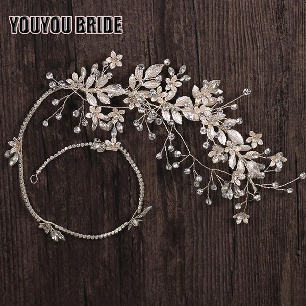 silver color crystal rhinestone wedding hair accessories vin tennis chain bridal headband bridesmaids jewelry clips & barrettes, Golden;silver
silver color crystal rhinestone wedding hair accessories vin tennis chain bridal headband bridesmaids jewelry clips & barrettes, Golden;silver