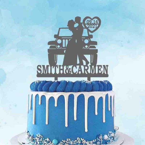 other event & party supplies personalized couple name wedding date bride and groom car cake er for romantic decoration
other event & party supplies personalized couple name wedding date bride and groom car cake er for romantic decoration