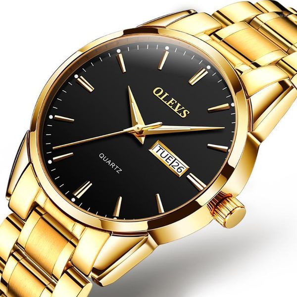gold bracelet quartz watch business casual luxury matching for male wristwatches, Slivery;brown
gold bracelet quartz watch business casual luxury matching for male wristwatches, Slivery;brown